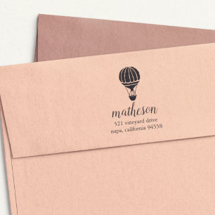 Hot Air Balloon Return Address Stamp