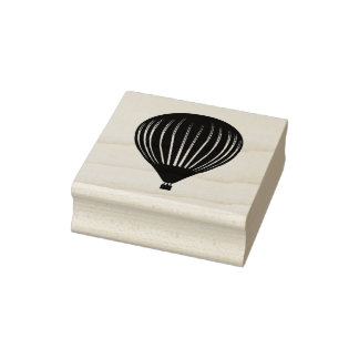 Hot Air Balloon Rubber Stamp