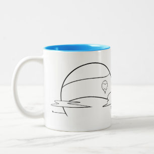 Hot Air Balloon Sun Coffee Mug