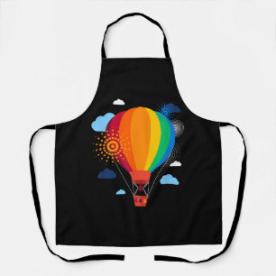 Hot Air Balloon T-Shirt Hot Air Balloon Rides Fest Apron