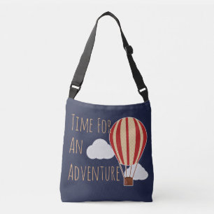 Hot Air Balloon Time For Adventure Crossbody Bag