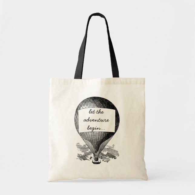 hot air balloon tote bag (Front)