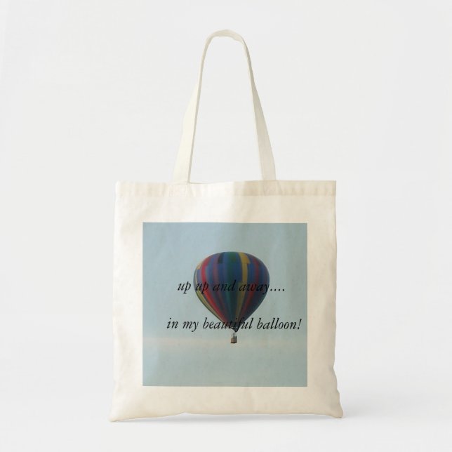 Hot Air Balloon Tote Bag (Front)