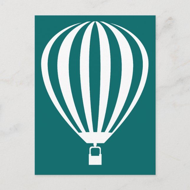 hot air balloon v.2 postcard (Front)