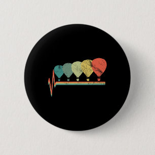 Hot Air Balloon Vintage Fly Pilot Aviator 6 Cm Round Badge