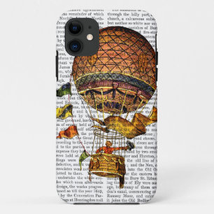 Hot Air Balloon with Flags iPhone 11 Case