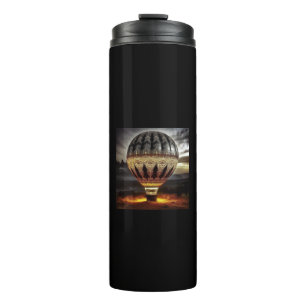 Hot Air Balloon With Intricate Baroque Design Thermal Tumbler
