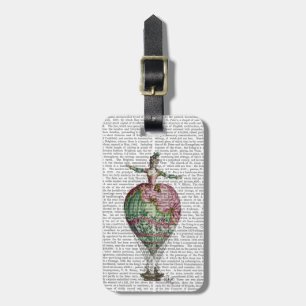 Hot Air Balloon Woman 2 Luggage Tag