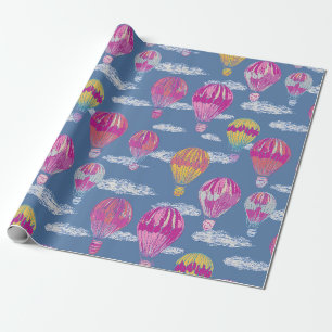 Hot Air Balloon Wrapping Paper