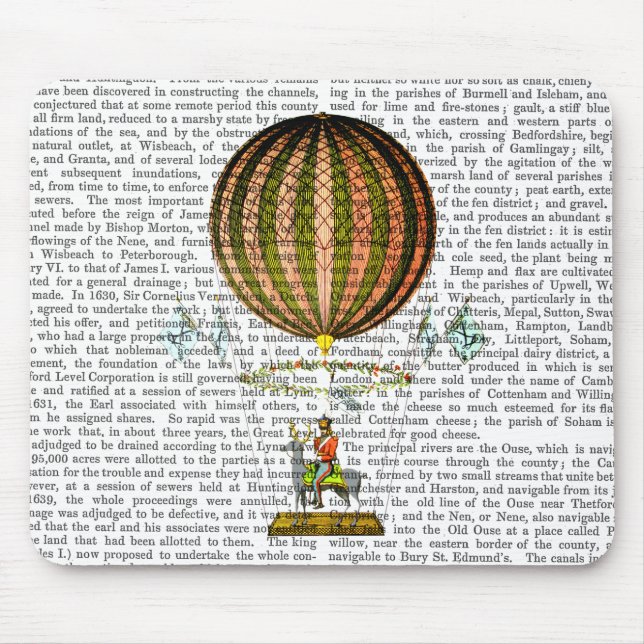 Hot Air Balloon Zephire 2 Mouse Pad (Front)