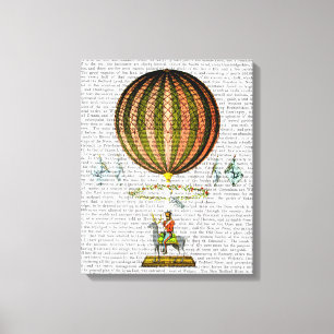 Hot Air Balloon Zephire Canvas Print