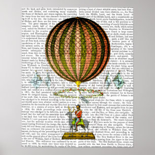 Hot Air Balloon Zephire Poster