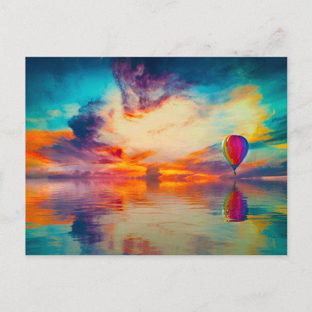 Hot Air Ballooning Postcard (Front)