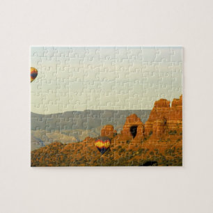 Hot Air Balloons at Sedona, Arizona, USA. Jigsaw Puzzle