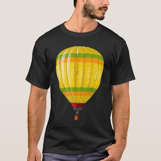 Hot Air Balloons Ballooning Pilot Balloon Festival T-Shirt (Front)