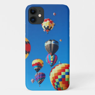 Hot Air Balloons Blue Sky iPhone 11 Case