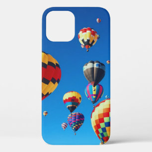 Hot Air Balloons Blue Sky iPhone 12 Case