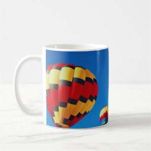 Hot Air Balloons Blue Sky Coffee Mug