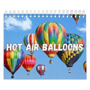 Hot Air Balloons Collection Wall Calendar