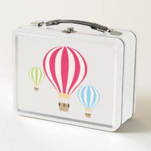 Hot Air Balloons Design Metal Lunch Box
