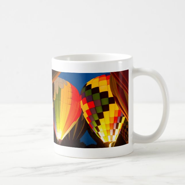 Hot Air Balloons Glow Coffee Mug (Right)
