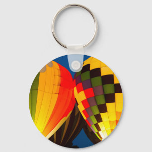 Hot Air Balloons Glow Key Ring
