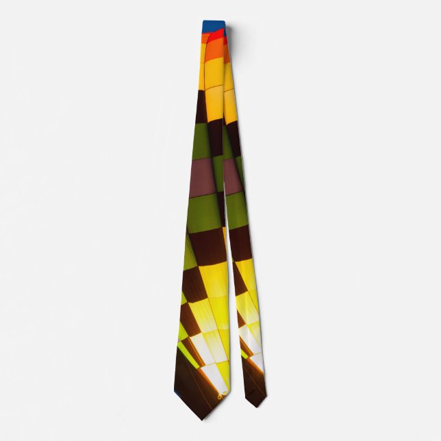 Hot Air Balloons Glow Neck Tie (Front)