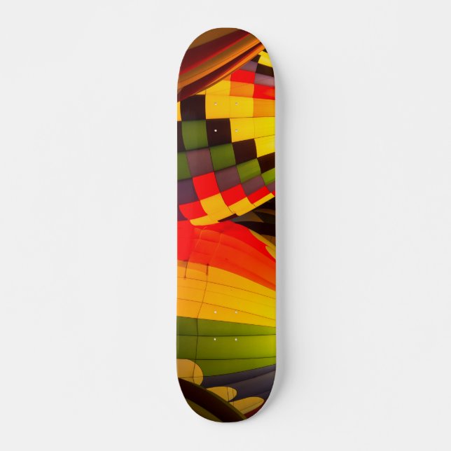 Hot Air Balloons Glow Skateboard (Front)