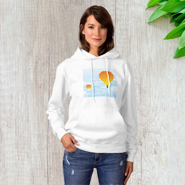 Hot Air Balloons In Clouds Hoodie (Creator Uploaded)