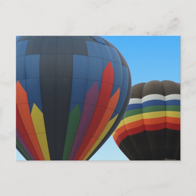 Hot Air Balloons In Flight Postcard (Front)