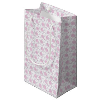 Hot air balloons in pink nursery art small gift bag