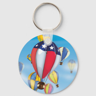 Hot Air Balloons Key Ring