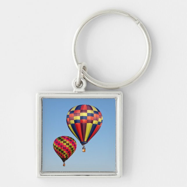 Hot Air Balloons Key Ring (Front)