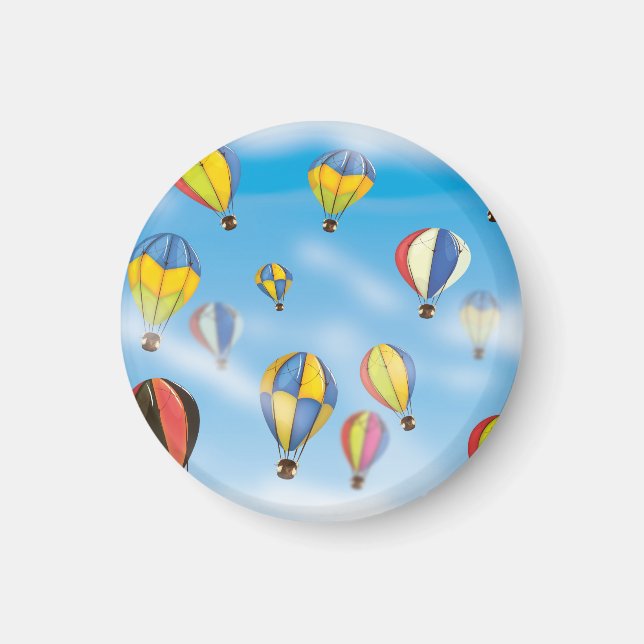 Hot Air Balloons Magnet (Front)