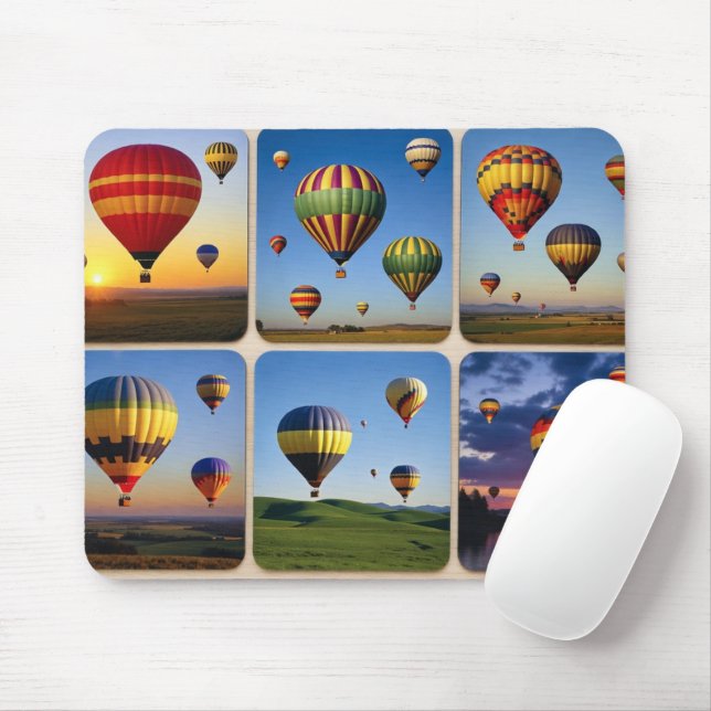 Hot Air Balloons Mouse Pad (With Mouse)