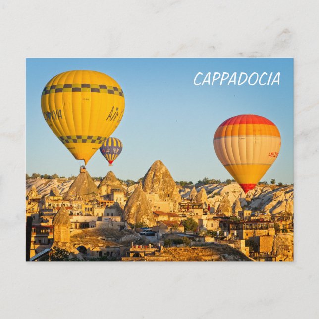 Hot air balloons over Cappadocia Postcard (Front)