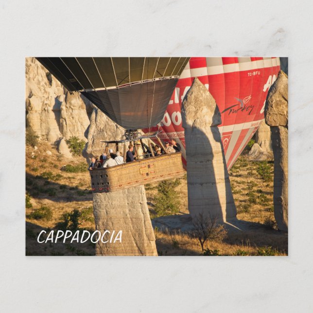 Hot air balloons over Cappadocia Postcard (Front)