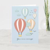 Hot Air Balloons Papercut Style