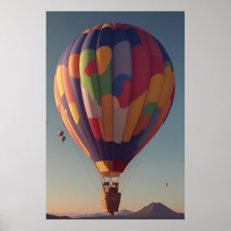 Hot Air Balloons Poster