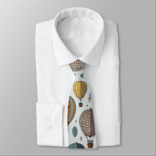 Hot Air Balloons Tie
