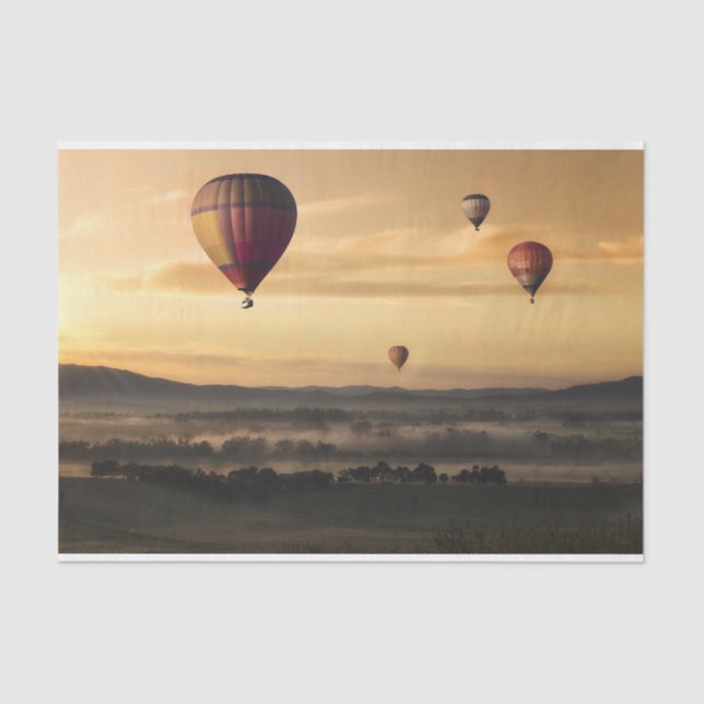 Hot air balloons tissue paper (Front)