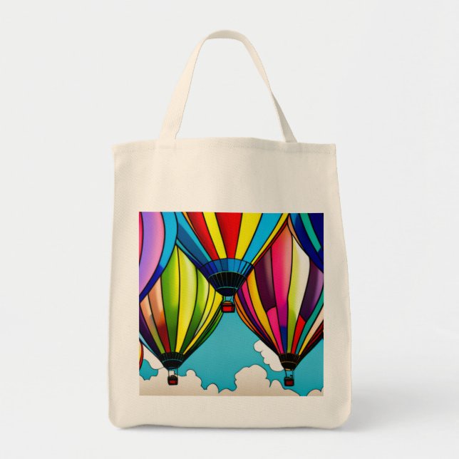 Hot Air Balloons Tote Bag (Front)