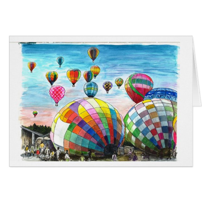 Hot Air Balloons with Dreams (Front Horizontal)