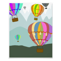 Hot air baloon painting
