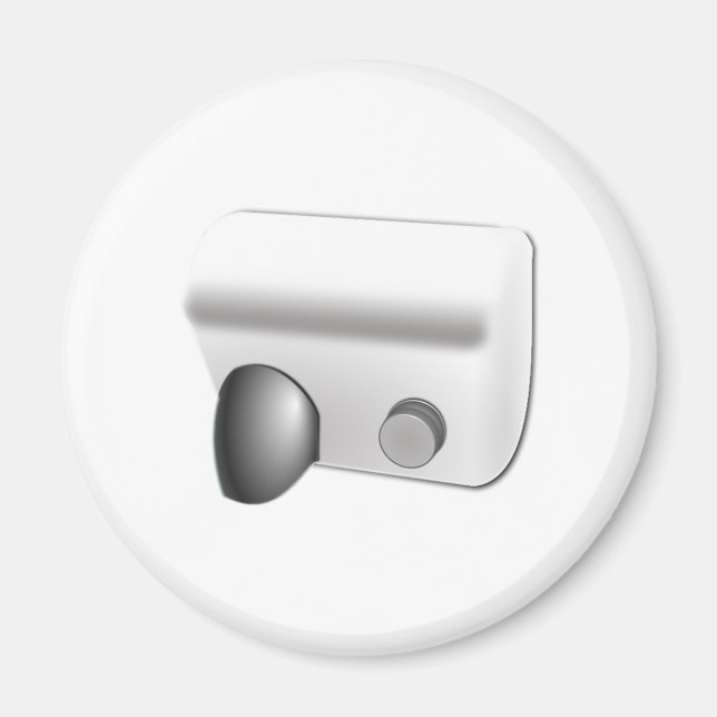 Hot Air Hand Dryer Magnet (Front)