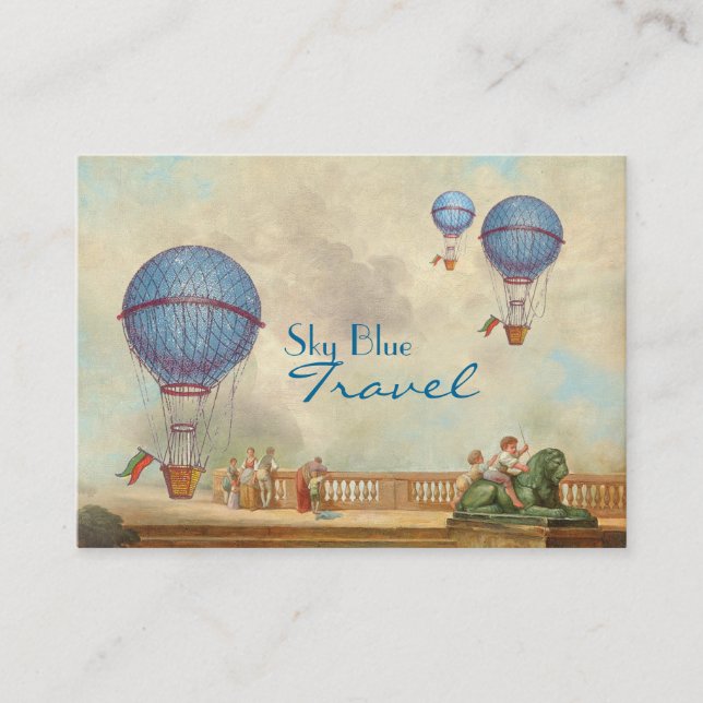 Hot Aire Balloon Business Cards (Front)