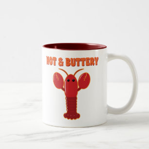 Hot and Buttery Lobster Two-Tone Coffee Mug