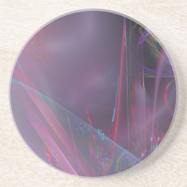 Hot and Cold Pink Coaster (Front)