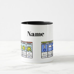 Hot and Cold Weather Forecasts Mug