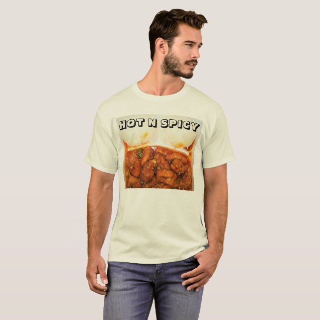 HOT AND SPICY CHICKEN T-Shirt (Front Full)